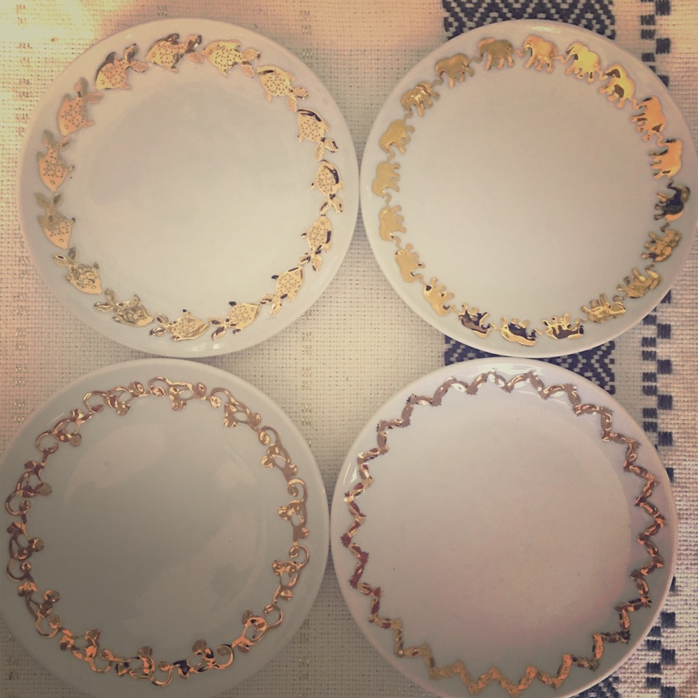 Lilly Pulitzer Dessert Plates, set of 4